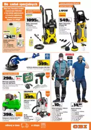 Gazetka promocyjna Obi - Gazetka OBI - Gazetka - ważna od 08.06 do 08.06.2021 - strona 15 - produkty: Odkurzacz, Ser, Gra, Buty, Kosz, Czapka, T-shirt, Koszulka, Warka, Tarka, Lion, Wkręt, Kompresor olejowy, Wkrętarka, Spodnie, Szlifierka, Bosch, Bluza, Chusta, Olej, Kompresor, Myjka ciśnieniowa