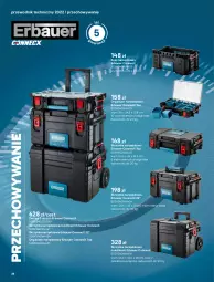 Gazetka promocyjna Castorama - Przewodnik techniczny 2022 - Gazetka - ważna od 30.03 do 30.03.2022 - strona 28 - produkty: Stół warsztatowy, Teleskop, Top, Skrzynka narzędziowa, Stół, Organizer, Kosz, Szafka, Półka, Przewodnik