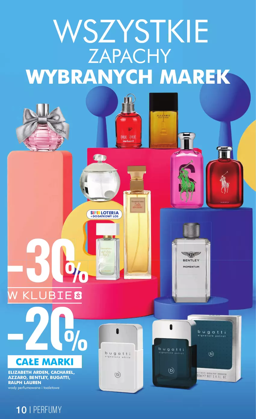 Gazetka promocyjna Super Pharm - ważna 14.10 do 29.10.2024 - strona 10 - produkty: Azzaro, Cacharel, Elizabeth Arden, Laur, Perfum, Ralph Lauren