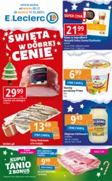 Gazetka promocyjna E Leclerc - Gazetka - ważna od 17.12 do 17.12.2023 - strona 1 - produkty: Ser, Gin, Zott, Kawa, Boczek, Dolce Gusto