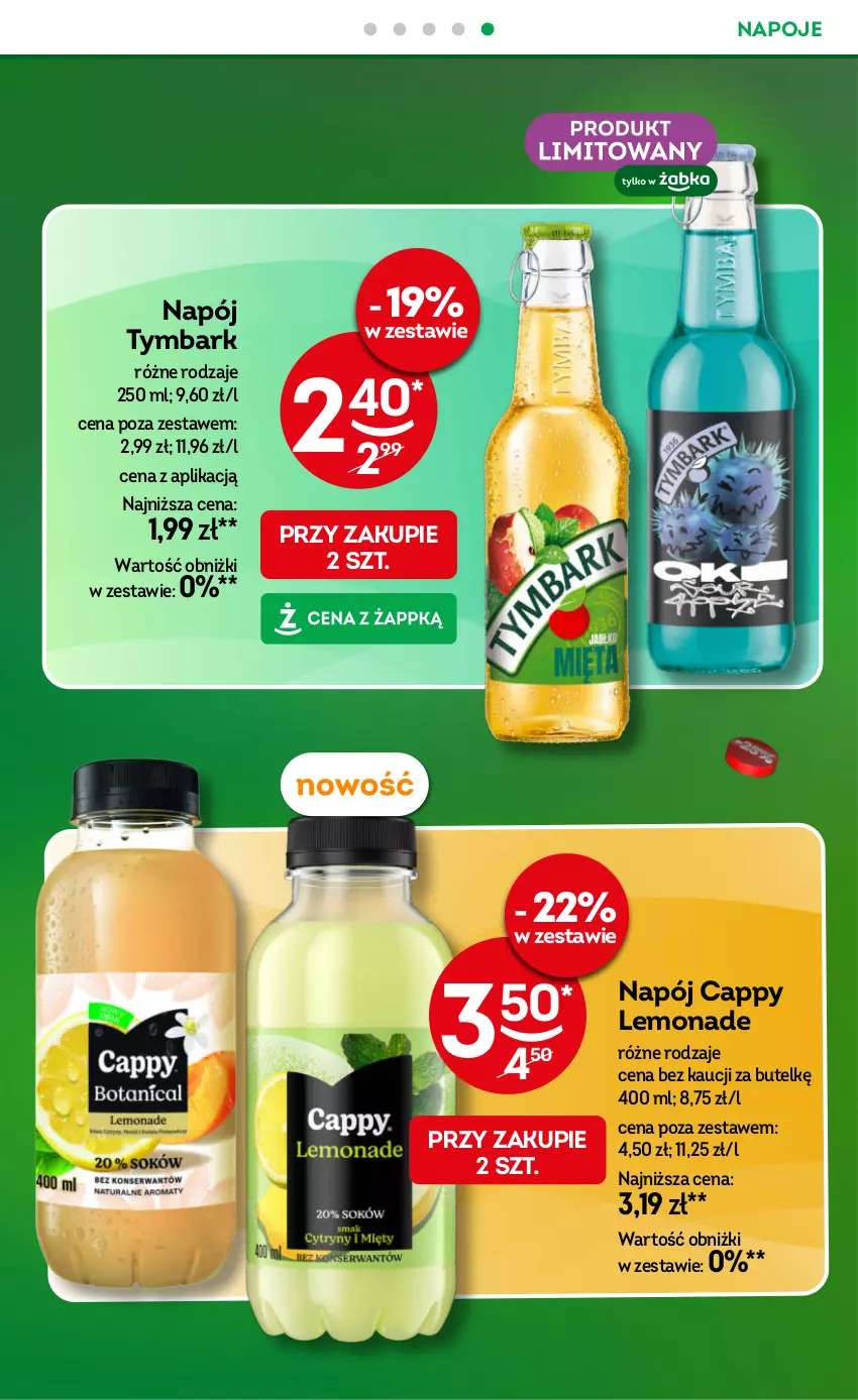 Gazetka promocyjna Żabka - gazetka-promocyjna-27-28-2026 - ważna 01.07 do 14.07.2026 - strona 28 - produkty: Cappy, Napój, Napoje, Tymbark