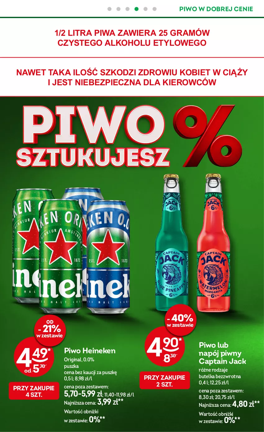 Gazetka promocyjna Żabka - gazetka-promocyjna-27-28-2026 - ważna 01.07 do 14.07.2026 - strona 55 - produkty: Captain Jack, Gin, Gra, Heineken, Napój, Piec, Piwa, Piwo