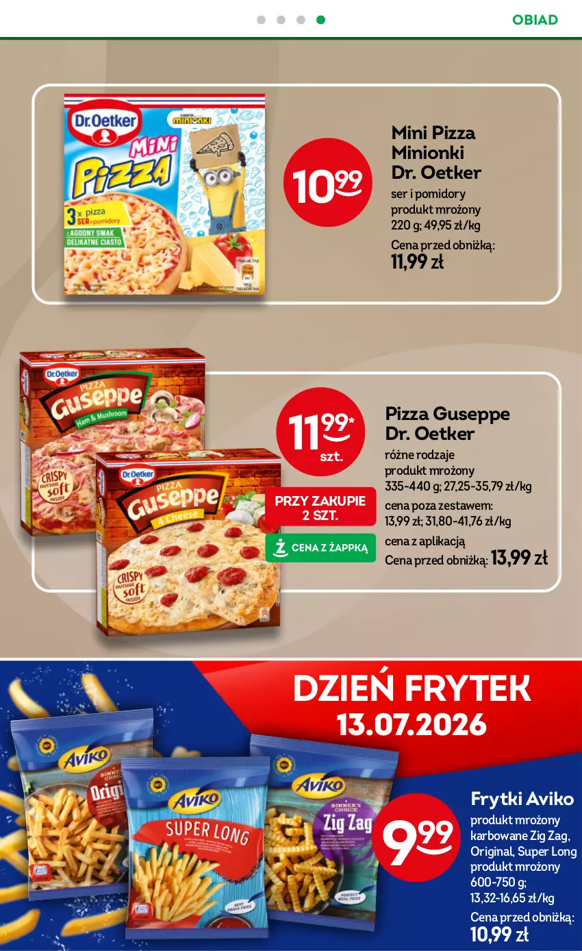 Gazetka promocyjna Żabka - gazetka-promocyjna-27-28-2026 - ważna 01.07 do 14.07.2026 - strona 87 - produkty: Dr. Oetker, Frytki, Gin, Pizza, Pomidory, Ser