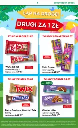 Gazetka promocyjna Żabka - gazetka-promocyjna-27-28-2026 - Gazetka - ważna od 14.07 do 14.07.2026 - strona 11 - produkty: Kit Kat, Ciastka, Por, Twix, Snickers, Wafle, Mars, Baton, Milka