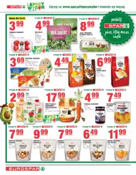 Gazetka promocyjna Spar - EuroSpar - Gazetka - ważna od 11.10 do 11.10.2023 - strona 8 - produkty: Piec, Corn flakes, Mus, Migdały, Jaja, Stek, Chrupki, Sałat, Miód, Pieczywo chrupkie, Pieczywo, Brzoskwinie, Danio, Nektar