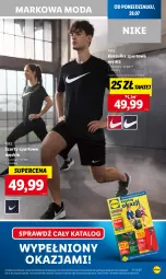 Gazetka promocyjna Lidl - GAZETKA - Gazetka - ważna od 30.07 do 30.07.2025 - strona 13 - produkty: Por, Szorty, Kosz, Koszulka sportowa, Koszulka, Sport, Moda, Nike