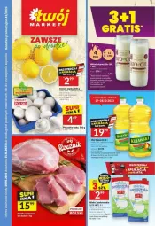 Gazetka promocyjna Twoj Market - Gazetka - ważna od 31.10 do 31.10.2023 - strona 1 - produkty: Piec, Kujawski, Por, Siatka, Pieczarka, Olej, Mleko