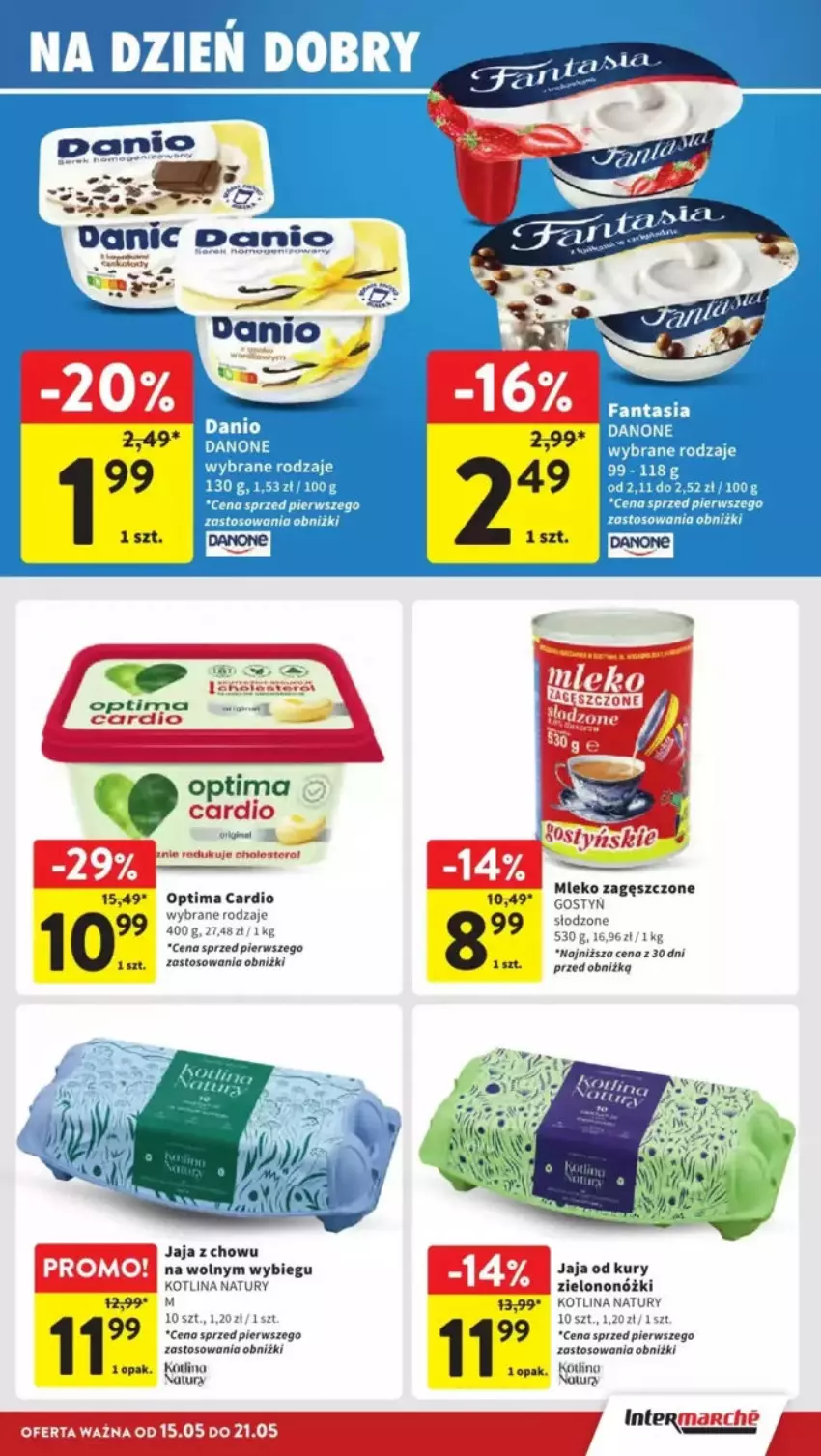 Gazetka promocyjna Intermarche - ważna 15.05 do 21.05.2025 - strona 11 - produkty: Halo, Jaja, Kotlin, Optima, Optima Cardio