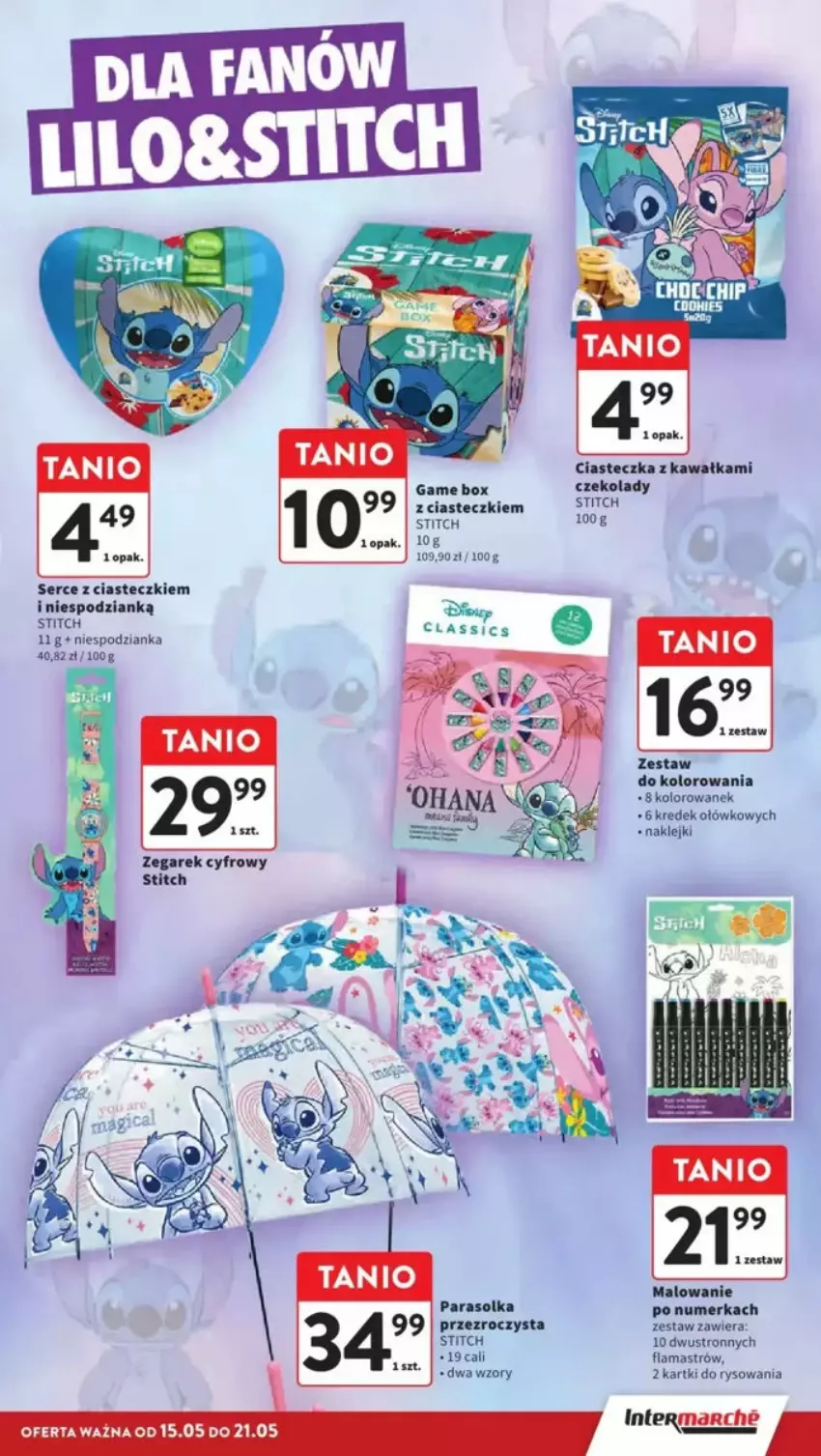 Gazetka promocyjna Intermarche - ważna 15.05 do 21.05.2025 - strona 16 - produkty: Kawa, Klej, Parasol, Ser, Zegar, Zegarek