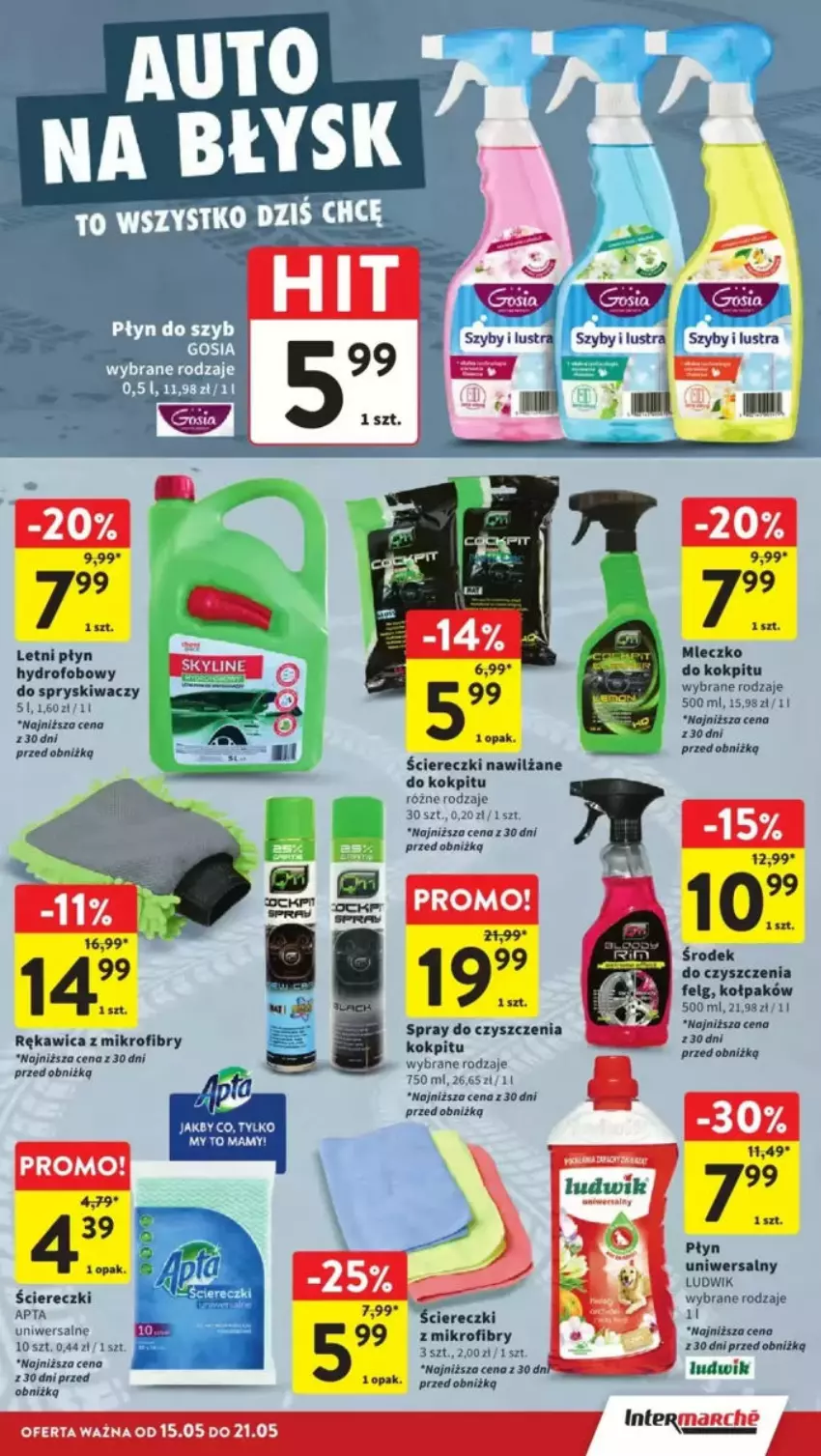 Gazetka promocyjna Intermarche - ważna 15.05 do 21.05.2025 - strona 29 - produkty: Kołpak, LG, Ludwik, Mleczko, Spray do czyszczenia