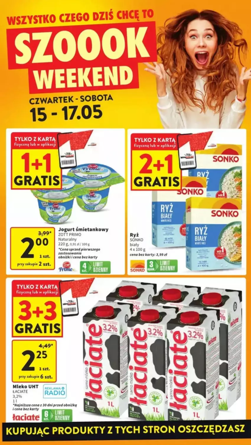 Gazetka promocyjna Intermarche - ważna 15.05 do 21.05.2025 - strona 34 - produkty: Gra, Jogurt, Mleko, Ryż, Sonko