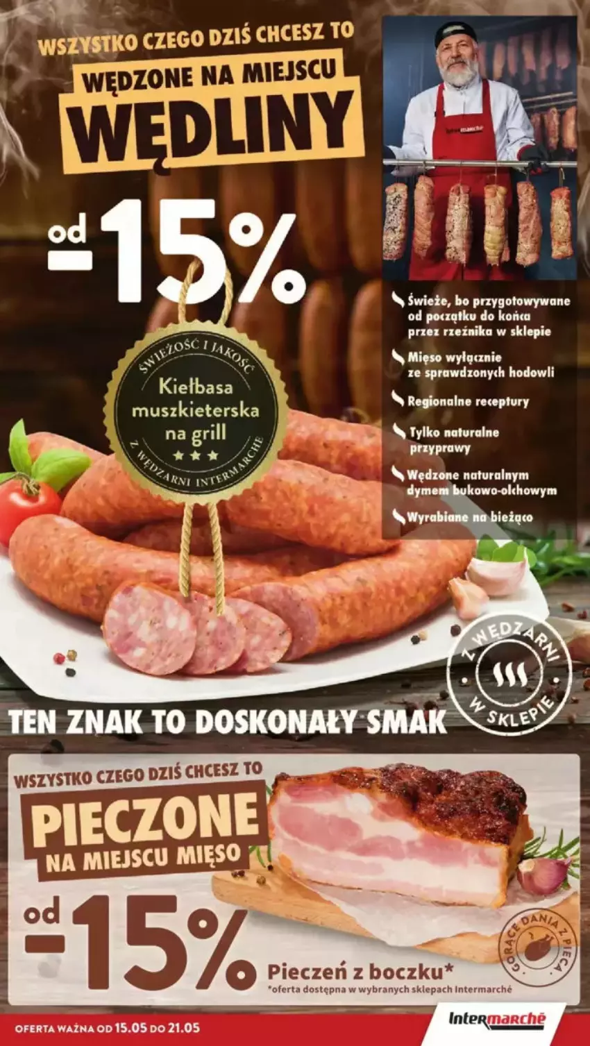Gazetka promocyjna Intermarche - ważna 15.05 do 21.05.2025 - strona 5 - produkty: Mięso, Mus, Piec, Przyprawy