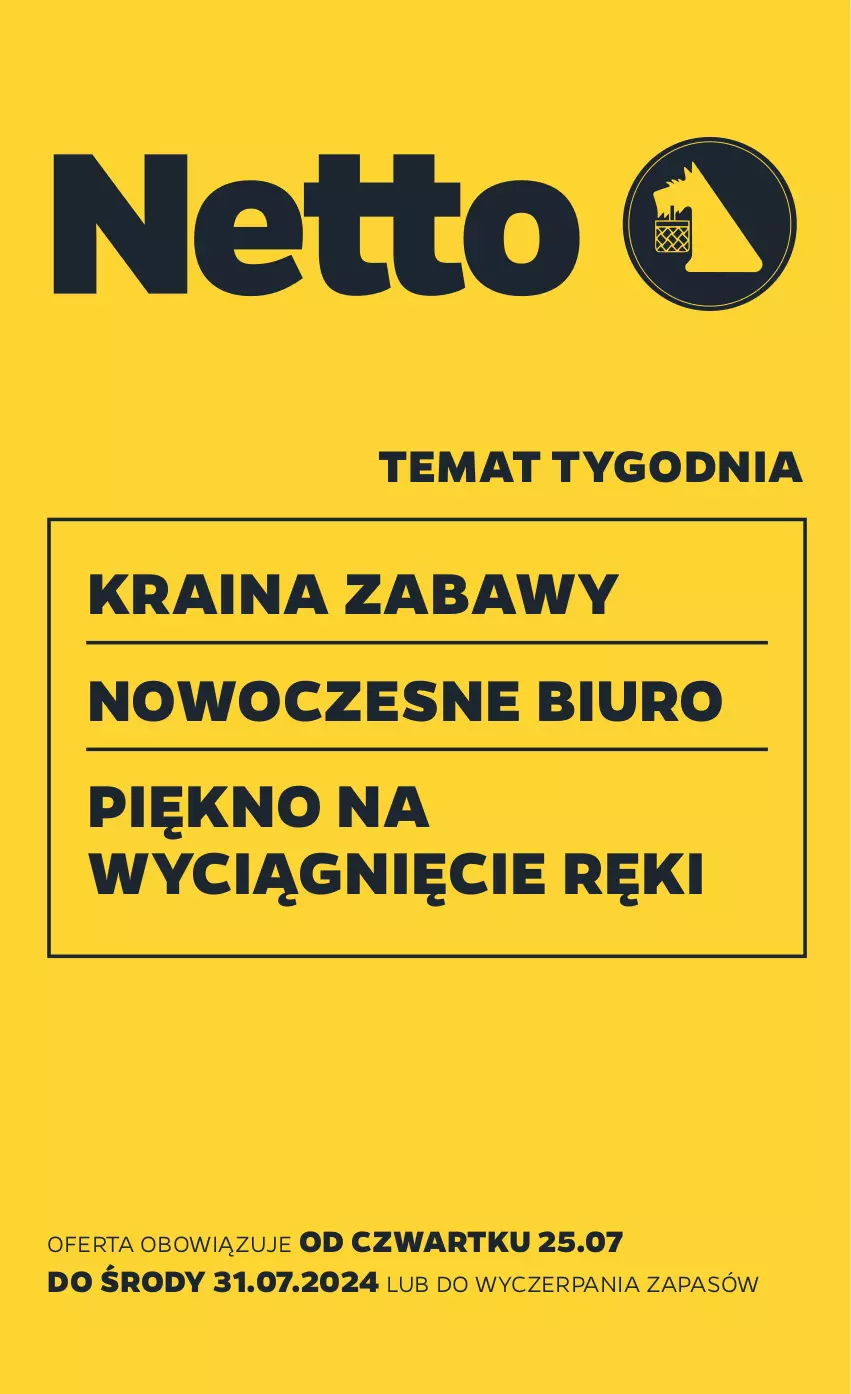 Gazetka promocyjna Netto - Od Czwartku Przemysłowa - ważna 25.07 do 31.07.2024 - strona 1 - produkty: Biuro
