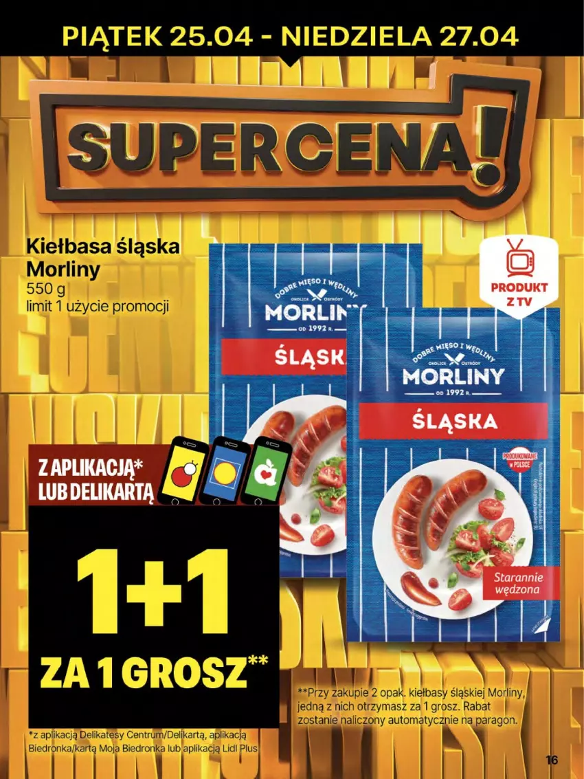 Gazetka promocyjna Delikatesy Centrum - Franczyza DC17 Czwartek - ważna 24.04 do 30.04.2025 - strona 16
