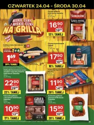 Gazetka promocyjna Delikatesy Centrum - Franczyza DC17 Czwartek - Gazetka - ważna od 30.04 do 30.04.2025 - strona 26 - produkty: Cheddar, Ser, Rum, Kaszanka, Bosch, Grill, Kasza, Fa