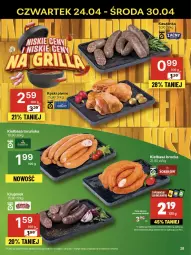 Gazetka promocyjna Delikatesy Centrum - Franczyza DC17 Czwartek - Gazetka - ważna od 30.04 do 30.04.2025 - strona 28 - produkty: Rum, Kiełbasa