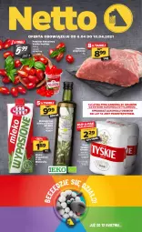 Gazetka promocyjna Netto - Gazetka spożywcza - Gazetka - ważna od 10.04 do 10.04.2021 - strona 1 - produkty: Piwo, Tyskie, Mlekovita, Oliwa z oliwek, Mleko