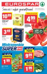 Gazetka promocyjna Spar - Spar - Gazetka - ważna od 07.09 do 07.09.2021 - strona 1 - produkty: Makaron, Papryka czerwona, Papryka, Lipton, Tymbark, Barilla, Herbata