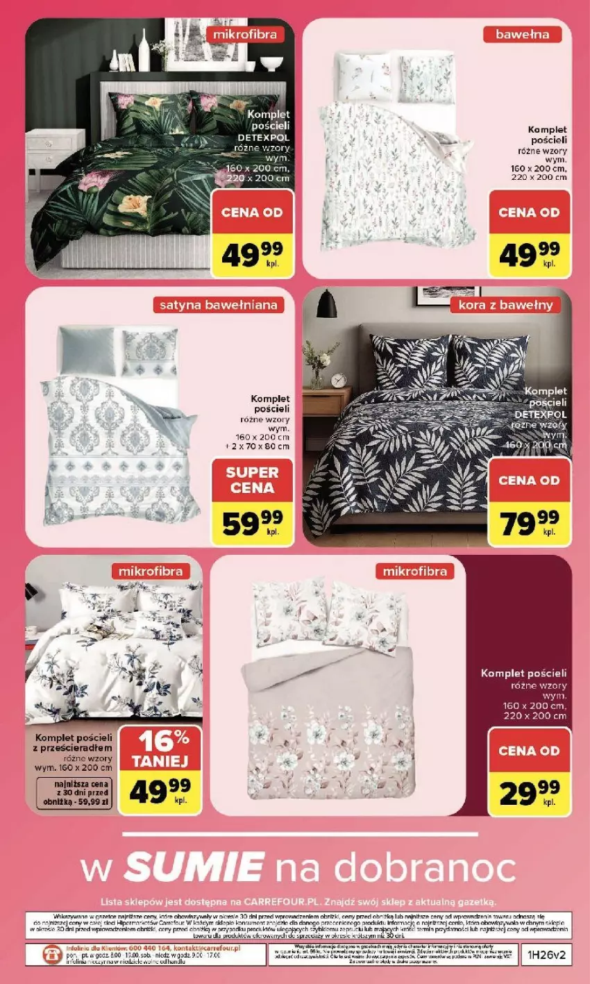 Gazetka promocyjna Carrefour - Gazetka Carrefour w SUMIE sama okazje - ważna 22.06 do 04.07.2026 - strona 13 - produkty: Fa, Koc, Komplet pościeli, Pościel, Rower, Ser