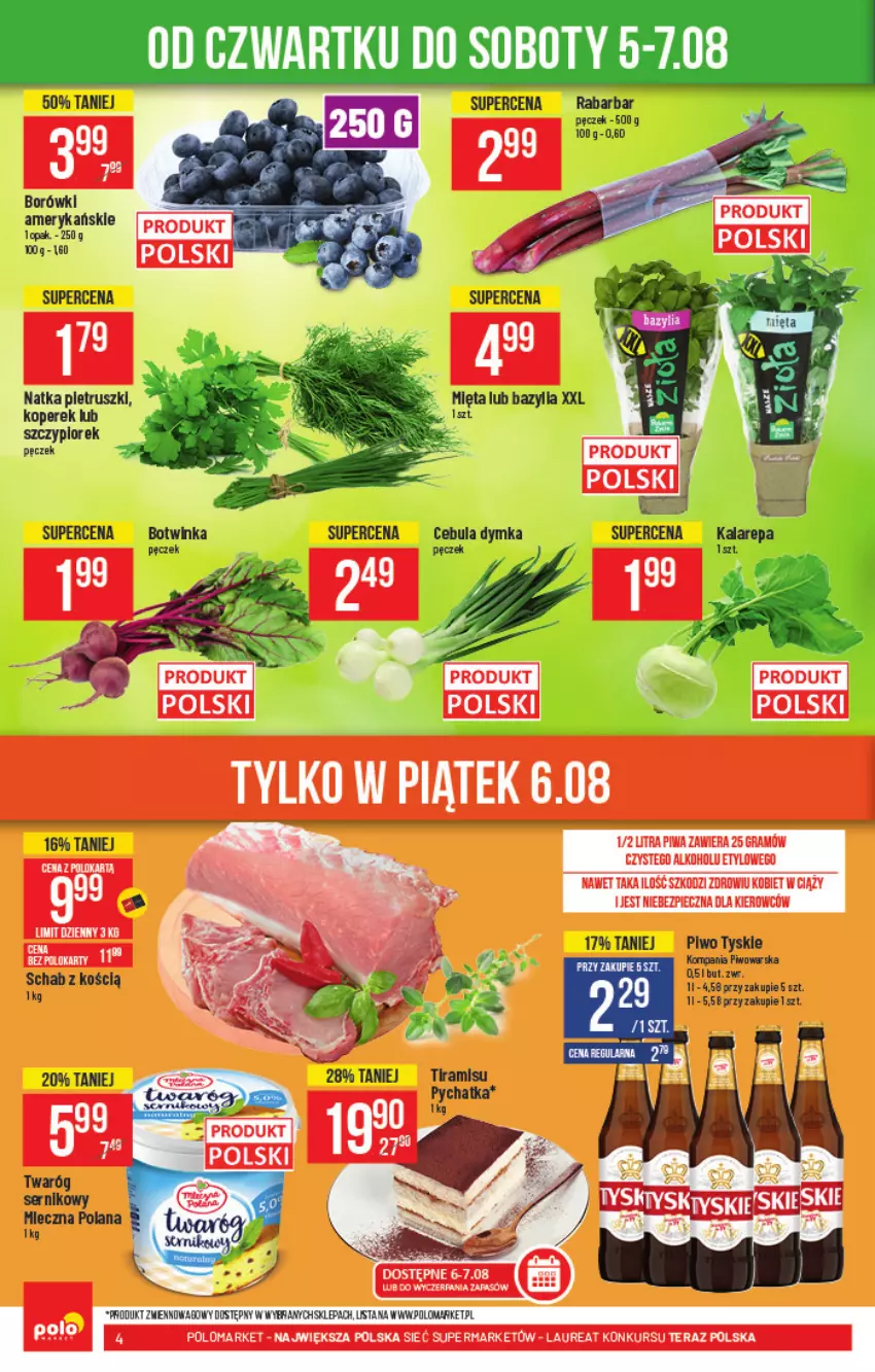 Gazetka promocyjna PoloMarket - Gazetka pomocyjna - ważna 04.08 do 10.08.2021 - strona 4 - produkty: Gra, Laur, Piec, Tera