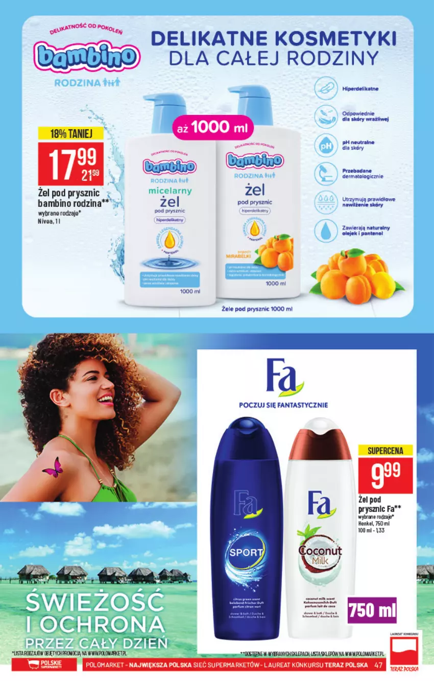 Gazetka promocyjna PoloMarket - Gazetka pomocyjna - ważna 04.08 do 10.08.2021 - strona 47 - produkty: Fa, Fanta, Tera