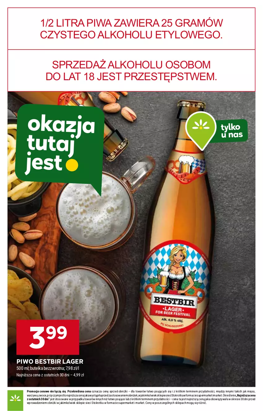 Gazetka promocyjna Stokrotka - Market - ważna 25.09 do 01.10.2025 - strona 21 - produkty: Gra, Mięso, Owoce, Piwa, Piwo, Warzywa