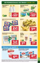 Gazetka promocyjna Stokrotka - Market - Gazetka - ważna od 01.10 do 01.10.2025 - strona 7 - produkty: Mozzarella, Banany, Warzywa, Ser, Gin, Gra, Piątnica, Mlekovita, Ręcznik, Farm Milk, Galbani, Owoce, Masło, Olej, Mięso, Wkład olejowy, Mleko, Fa