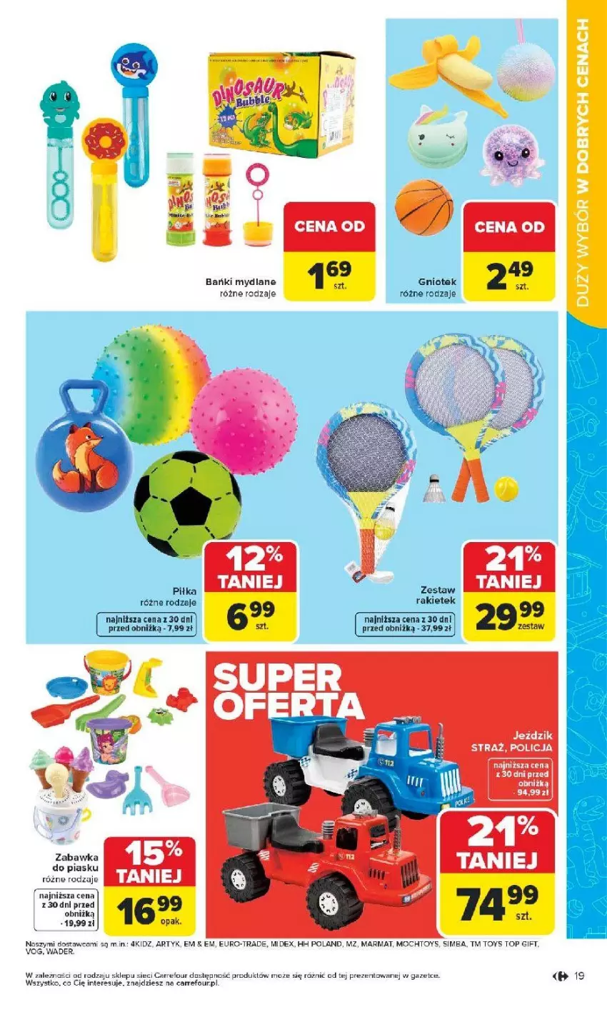 Gazetka promocyjna Carrefour - Gazetka Łap super okazje od poniedziałku! - ważna 11.05 do 23.05.2026 - strona 19 - produkty: Top, Zabawka