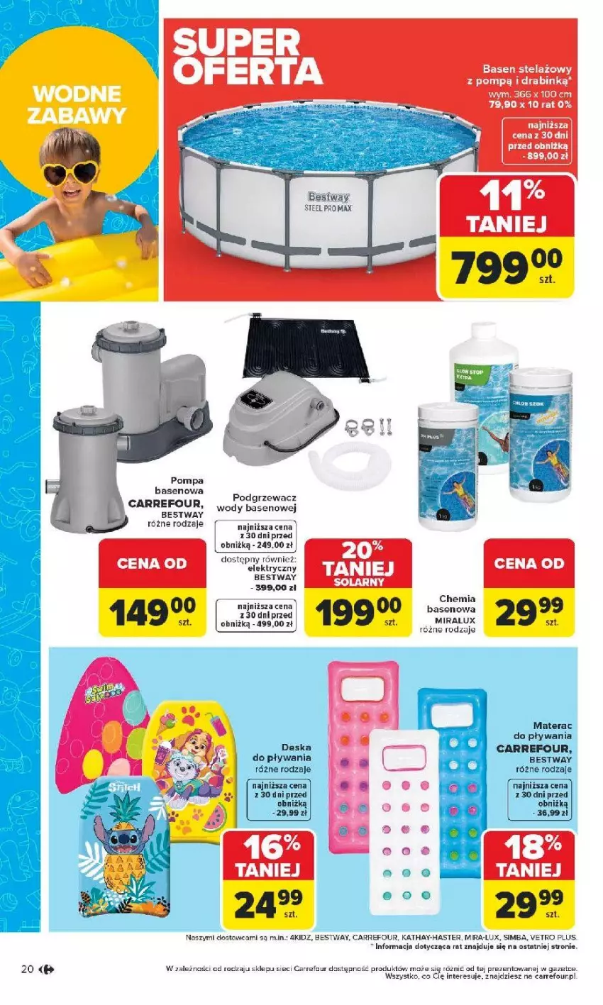 Gazetka promocyjna Carrefour - Gazetka Łap super okazje od poniedziałku! - ważna 11.05 do 23.05.2026 - strona 20 - produkty: Materac, Tera