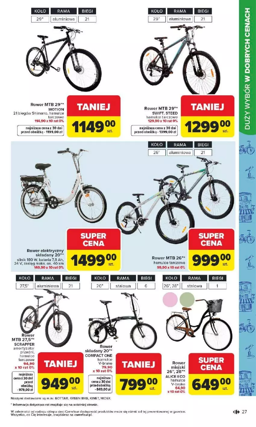 Gazetka promocyjna Carrefour - Gazetka Łap super okazje od poniedziałku! - ważna 11.05 do 23.05.2026 - strona 27 - produkty: Bateria, Rower, Rower elektryczny