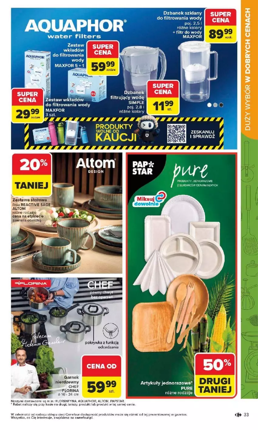 Gazetka promocyjna Carrefour - Gazetka Łap super okazje od poniedziałku! - ważna 11.05 do 23.05.2026 - strona 33 - produkty: Aquaphor, Dzbanek, Fa, Garnek