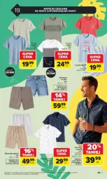 Gazetka promocyjna Carrefour - Gazetka Łap super okazje od poniedziałku! - Gazetka - ważna od 23.05 do 23.05.2026 - strona 7 - produkty: Bermudy, Kosz, T-shirt, Koszula, Koszulka, Fa