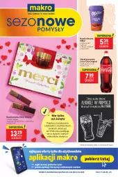 Gazetka promocyjna Makro - Oferta dla biura i domu - Gazetka - ważna od 03.03 do 03.03.2025 - strona 18 - produkty: Ser, Gin, Coca-Cola, Napój gazowany, Napój mleczny, Napój, Merci, Milka