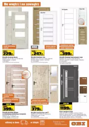 Gazetka promocyjna Obi - Gazetka OBI - Gazetka - ważna od 22.06 do 22.06.2021 - strona 15 - produkty: Sos, Skrzydło drzwiowe, Drzwi zewnętrzne, Wkładki, Drzwi, LG