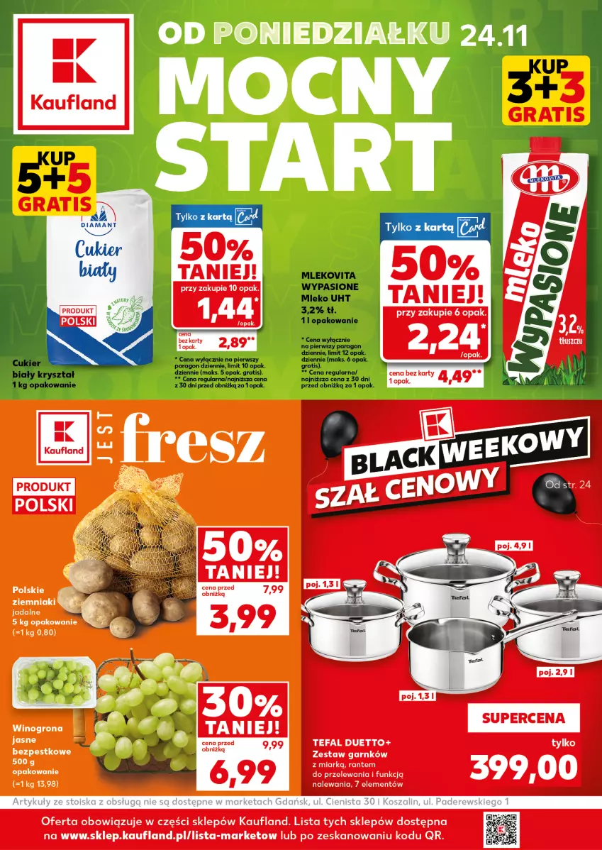 Gazetka promocyjna Kaufland - Mocny Start - ważna 24.11 do 26.11.2025 - strona 1 - produkty: Fa, Gin, Tefal