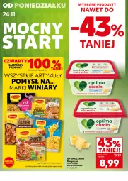 Gazetka promocyjna Kaufland - Mocny Start - Gazetka - ważna od 26.11 do 26.11.2025 - strona 4 - produkty: Por, Gin, Optima Cardio, Winiary, Optima, Margaryna, Waga, Fa
