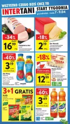 Gazetka promocyjna Intermarche - Gazetka - ważna od 09.04 do 09.04.2025 - strona 42 - produkty: Polędwica, Ser, Gra, Danone, Duda, Masło, Nestea, Knorr