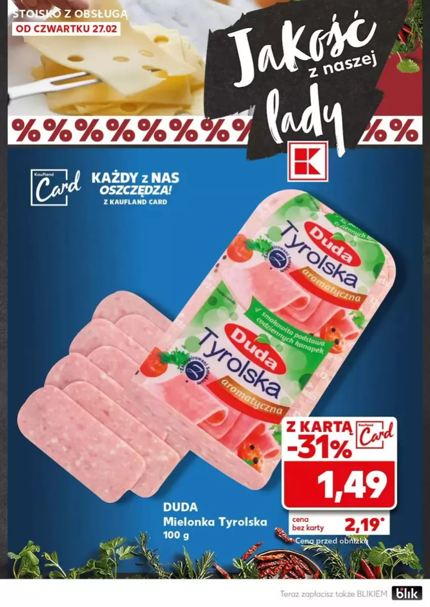 Gazetka promocyjna Kaufland - ważna 03.03 do 05.03.2025 - strona 13 - produkty: Mielonka tyrolska