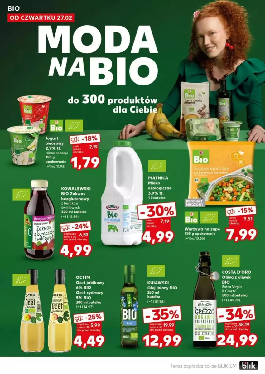 Gazetka promocyjna Kaufland - ważna 03.03 do 05.03.2025 - strona 17 - produkty: Kujawski, Mleko, Moda, Mus, Ocet, Oliwa, Oliwa z oliwek, Piątnica, Warzywa