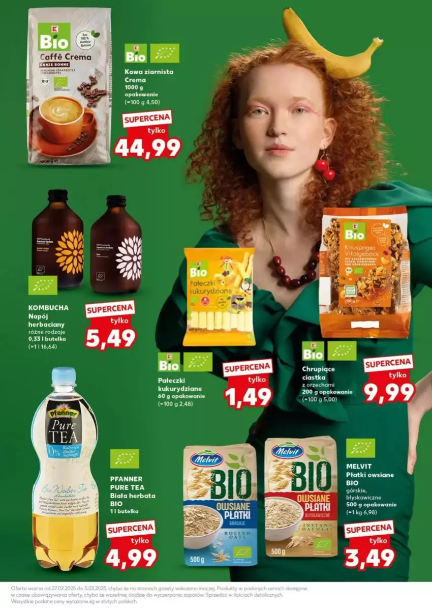 Gazetka promocyjna Kaufland - ważna 03.03 do 05.03.2025 - strona 18 - produkty: Herbata, Kawa, Kawa ziarnista, Melvit, Napój, Płatki owsiane, Pur