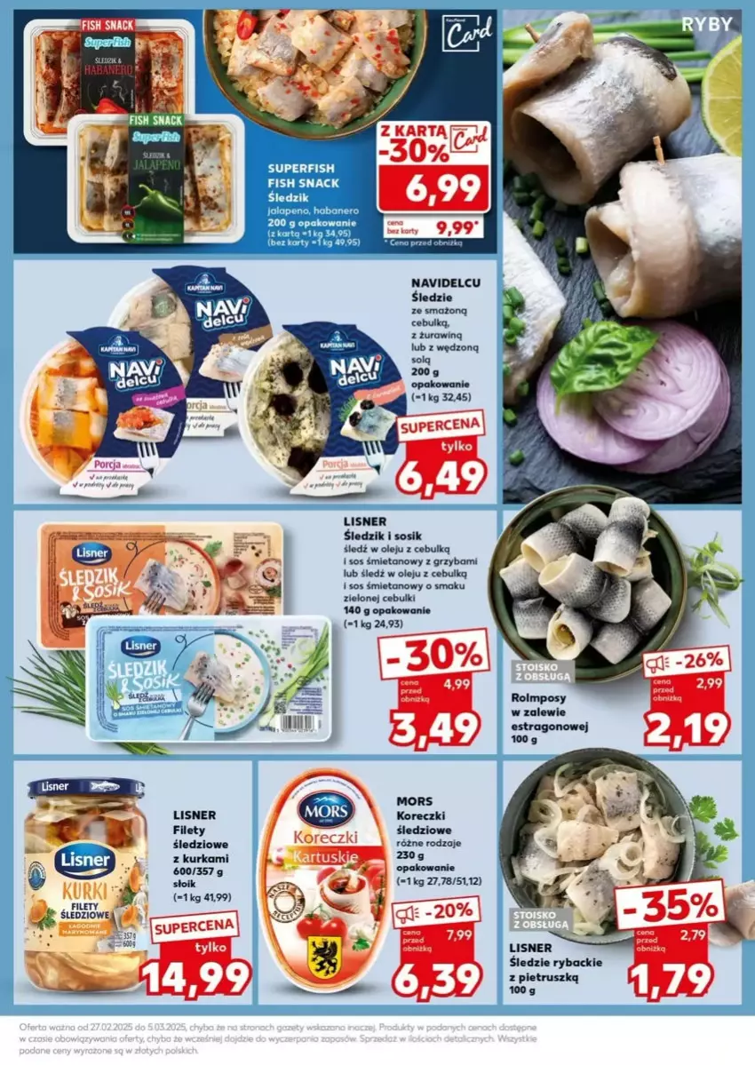 Gazetka promocyjna Kaufland - ważna 03.03 do 05.03.2025 - strona 25 - produkty: Lisner, Olej, Ryba, Sos