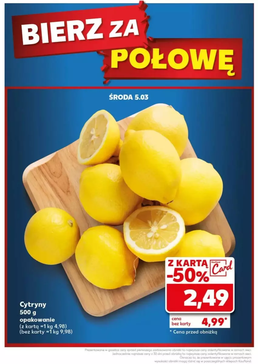 Gazetka promocyjna Kaufland - ważna 03.03 do 05.03.2025 - strona 31 - produkty: Cytryny