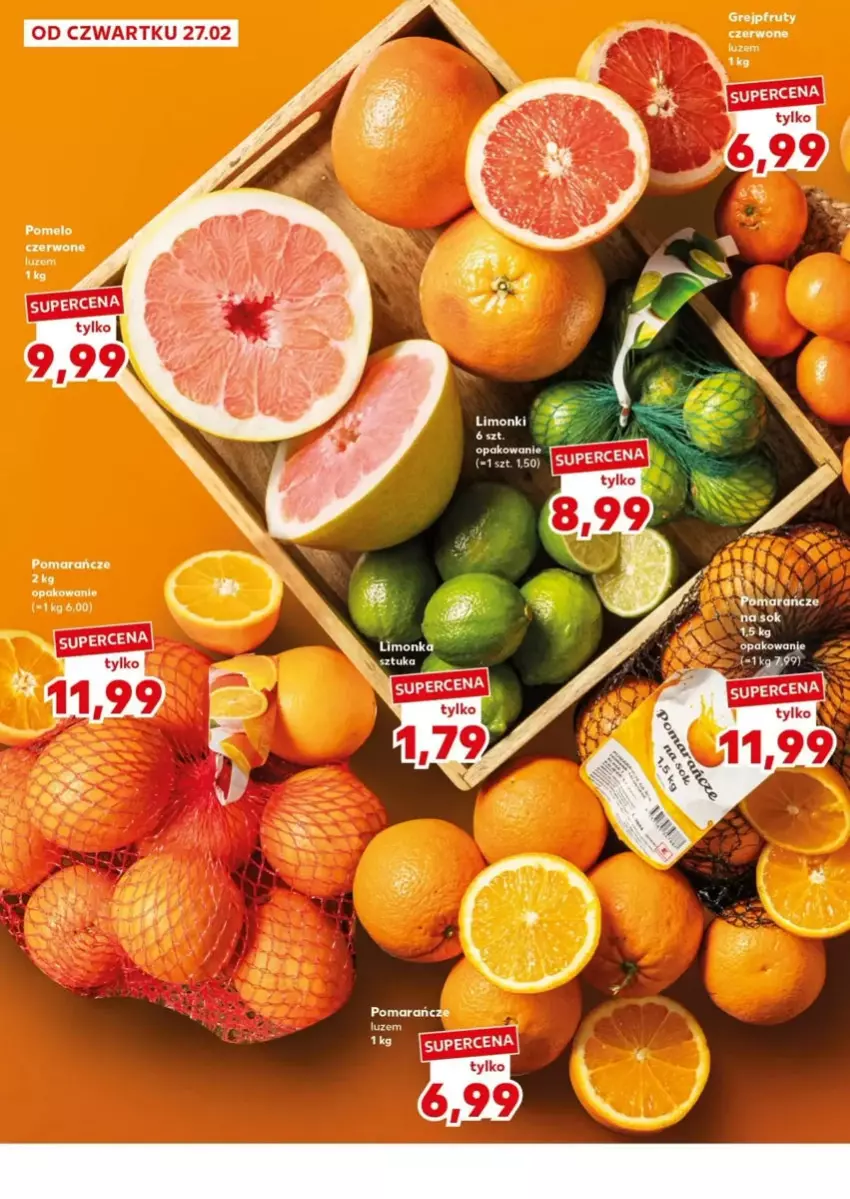 Gazetka promocyjna Kaufland - ważna 03.03 do 05.03.2025 - strona 33 - produkty: Grejpfrut, Pomarańcze