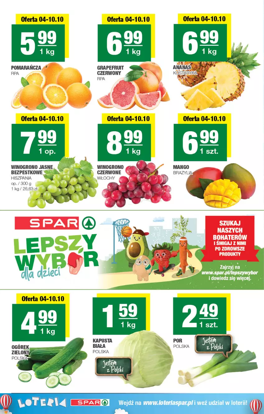 Gazetka promocyjna Spar - Spar - ważna 01.10 do 11.10.2023 - strona 2 - produkty: Gra, Wino