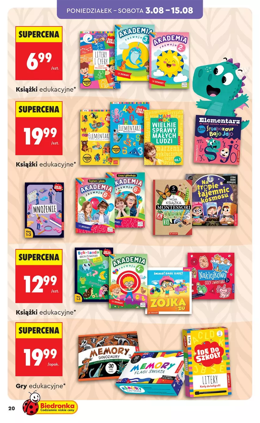 Gazetka promocyjna Biedronka - Okazje Tygodnia - ważna 03.08 do 15.08.2026 - strona 20