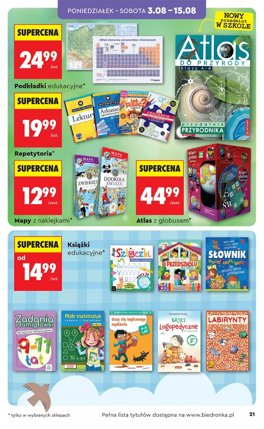 Gazetka promocyjna Biedronka - Okazje Tygodnia - ważna 03.08 do 15.08.2026 - strona 21 - produkty: Gin, Klej