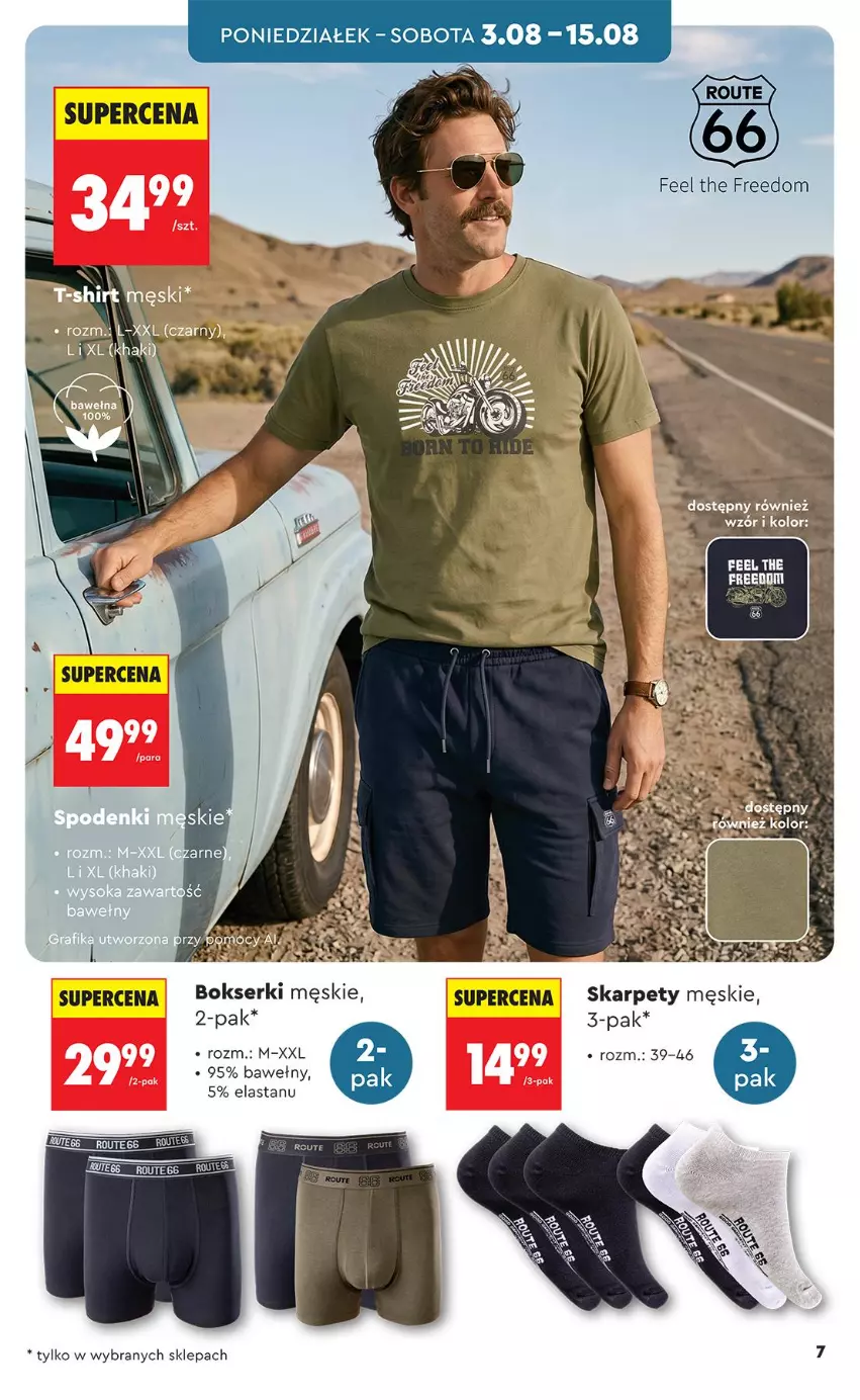 Gazetka promocyjna Biedronka - Okazje Tygodnia - ważna 03.08 do 15.08.2026 - strona 7 - produkty: Bokserki, Karp, Ser