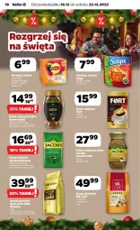 Gazetka promocyjna Netto - Artykuły spożywcze - Gazetka - ważna od 23.12 do 23.12.2023 - strona 18 - produkty: Kawa rozpuszczalna, Kawa ziarnista, Saga, Kawa mielona, Kawa, Herbata czarna, Jacobs Krönung, Lipton, Mocca Fix Gold, Jacobs, Woseba, Herbata