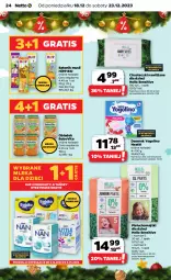 Gazetka promocyjna Netto - Artykuły spożywcze - Gazetka - ważna od 23.12 do 23.12.2023 - strona 24 - produkty: HiPP, Ser, Mus, Gra, Majtki, BoboVita, Serek, Tonik, Chusteczki, Dzieci, Baton, Deser, Pieluchomajtki, Nestlé, Hipp Bio