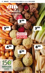 Gazetka promocyjna Netto - Artykuły spożywcze - Gazetka - ważna od 23.12 do 23.12.2023 - strona 4 - produkty: Cebula, Por, Pietruszka